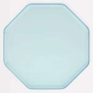 Plato Grande Azul Cielo