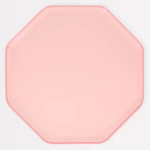 Plato Grande Rosa Algodón