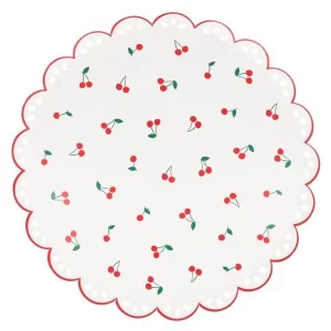 Plato Grande Estampados Cerezas