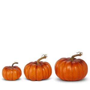 Calabaza Naranja Grande. 6.5"