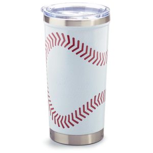 Vaso Deportivo de Metal de Pelota de Beisbol