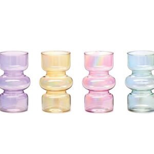 Jarrón Burbuja Iridiscente 4 Colores