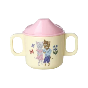 Vaso Gatos Rosa