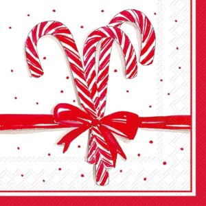 Servilletas Pequeñas Candy Cane