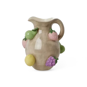 Jarrón con Frutos en Relieve