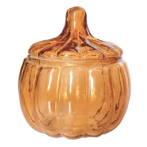 Calabaza decorativa de vidrio