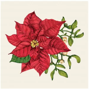 Servilletas Pequeñas Poinsettia