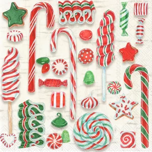 Servilletas Grandes Dulce Navidad
