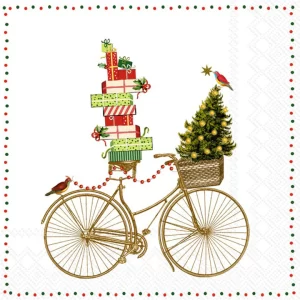 Servilletas Grandes Bicicleta con Regalos