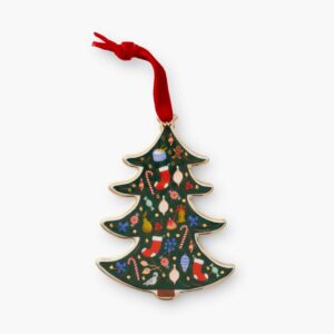 Ornamento de Porcelana Árbol de Navidad