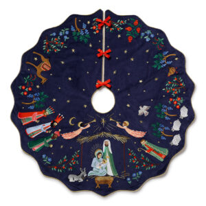 Falda de Árbol Bordada