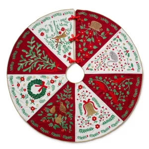 Falda de Árbol Bordada