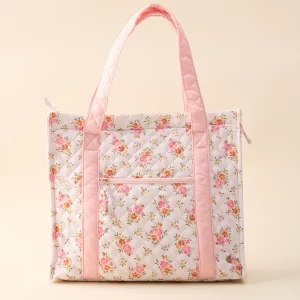 Bolsa Floreada Crema