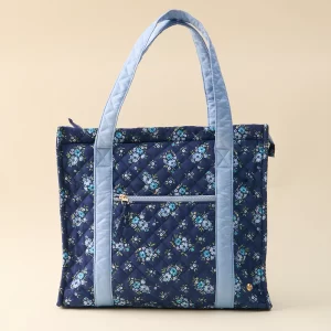 Bolsa Floreada Azul