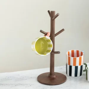 Soporte para Tazas de Madera