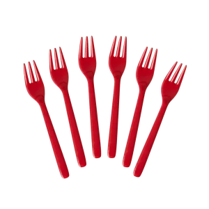 Rice Set 6/Tenedores Rojos